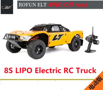 1/5 ROFUN ELT 4WD RC truck RTR с бесщеточным двигателем 200A ESC подходит для 8S LIPO батареи