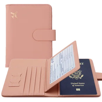 1 шт. обложка для паспорта из искусственной кожи для мужчин и женщин, держатель для загранпаспорта с держателем кредитной карты, чехол для защитного чехла для кошелька 4#