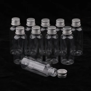 10 штук лабораторных принадлежностей Бутылки с жидкостью - Коллекционные флаконы - Алюминиевые, мл