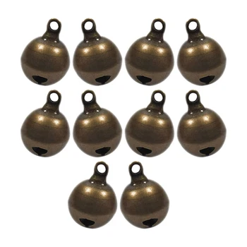 10шт 2.0*1.5 см медные колокольчики для ремесла DIY ключ ожерелье серьги браслет подвески звучание медь никель звонок