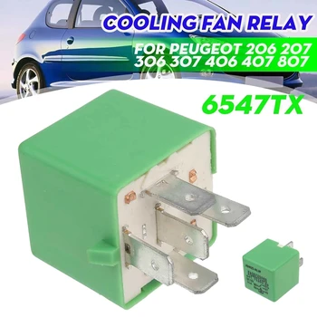 12V 35A 5 Контактов Реле Вентилятора Радиатора Охлаждения Зеленый 6547TX для Peugeot 206 207 306 307 406 407 807