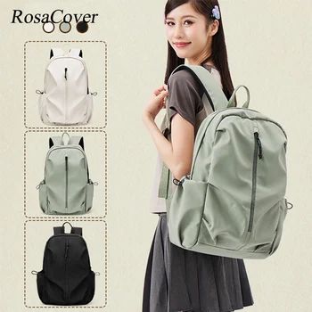 15,6-дюймовый школьный рюкзак для девочек, Водостойкий Школьный простой рюкзак для подростков, легкий школьный рюкзак Mochila