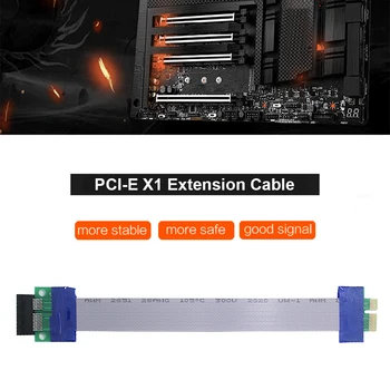 15 см Удлинитель PCIe от 1X до 1X Гибкий Удлинитель PCIE PCI Express Riser Card