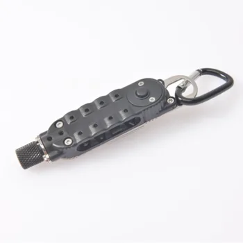 1ШТ Многофункциональная Мини-Отвертка в форме брелка для ключей на открытом воздухе, Портативный Стальной инструмент для ремонта, Отвертка