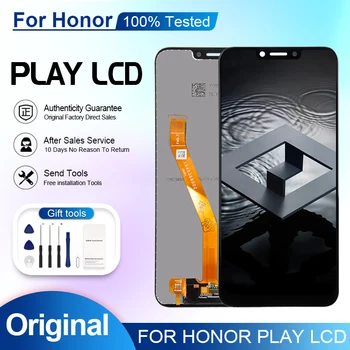 1шт Протестированный 6,3-Дюймовый Для Huawei Honor Play ЖК-дисплей С Сенсорным Экраном Digitizer COR-L29 COR-AL10COR-AL00 Замена дисплея В сборе