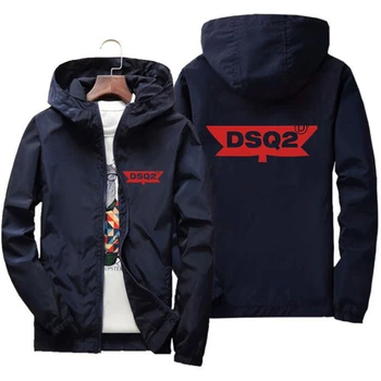 2022 Новый бренд DSQ2, Весенне-осенние повседневные куртки, мужские Модные пальто, Ветровка большого размера, куртка-бомбер, мужская армейская уличная одежда