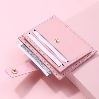 2022 Новый женский кошелек, короткий кошелек для монет, модный мини-клатч из искусственной кожи с несколькими картами, мини-клатч для девочек