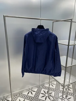 2023-15 Новая Модная Жаккардовая куртка с вышивкой от Солнца, Ветрозащитная куртка Унисекс с капюшоном