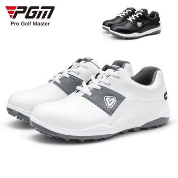 2023 PGM Обувь для гольфа Женская водонепроницаемая обувь нескользящие кроссовки с шипами, супер мягкие спортивные женские туфли для гольфа