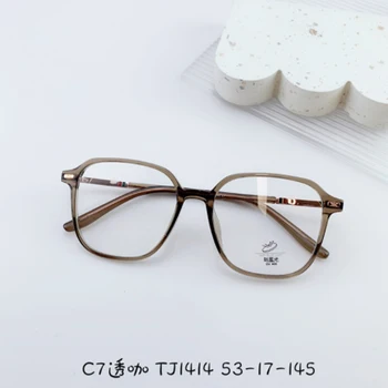 2023 Корейский стиль, большая оправа, простая оправа для очков, бесплатная доставка, модные оптические очки TR90 TJ1414