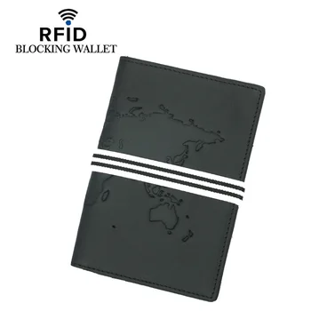 2023 Новая многофункциональная сумка для карточек из воловьей кожи первого слоя, RFID-карта, кожаный паспорт, этот европейский и американский набор карточек-сертификатов в стиле ретро