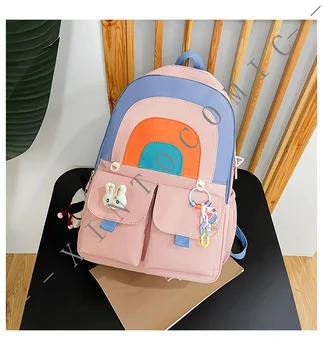 2023 Новая школьная сумка для студентов, симпатичный рюкзак, свежая школьная сумка для студентов колледжа
