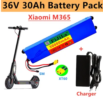 2023 подлинный литий-ионный аккумулятор 36V 30Ah, подходящий для электрического скутера Xiaomi Mijia m365 battery pack BMS + зарядное устройство