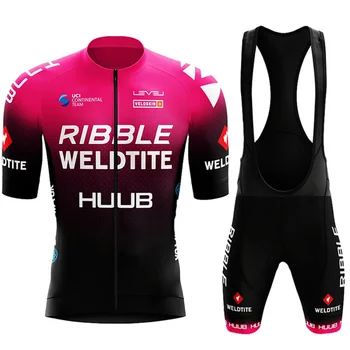 2024 Новый комплект майки для велоспорта HUUB с коротким рукавом для мужчин, комплект майки для велоспорта с защитой от ультрафиолета, Летняя одежда для велоспорта Bicycle Pro Team