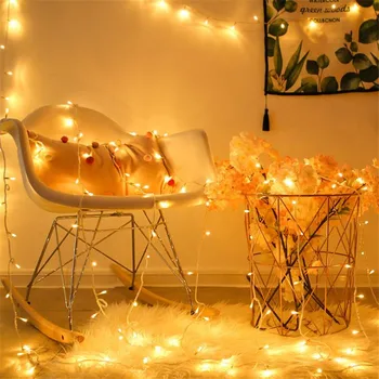 20M 200LED Fairy Twinkle String Lights для Свадебной Сказочной Рождественской Вечеринки Holiday Garden Декоративная Светодиодная Лампа EU/US/UK Plug