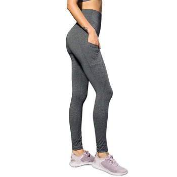 2шт. Женские штаны для йоги с карманами, Быстросохнущие Леггинсы для тренировок с высокой талией, Спортивные штаны для бега на открытом воздухе