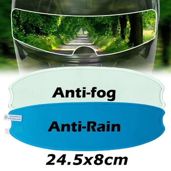 2шт Мотоциклетный шлем С защитой от дождя и тумана, защитные пленки для вождения, Прочное нанопокрытие, прозрачная пленка для наклеек, Аксессуары для мотоциклов