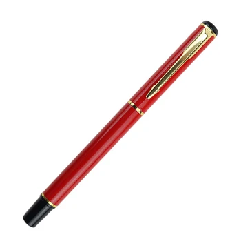 2шт Роскошная металлическая шариковая ручка 0,5 мм, черная ручка с заправленными чернилами, ручка для вывески бизнес-отеля, Школьные канцелярские принадлежности, Подарочная ручка для студентов