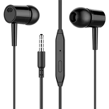 3,5 мм Проводная гарнитура, Затычки для ушей, мобильный компьютер, игровая гарнитура MP3 с микрофоном, музыкальная гарнитура для Android IOS