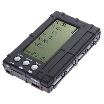 3 В 1 ЖК-радиоуправляемый разрядник аккумулятора, балансировочный измеритель, тестер для 2-6 S Lipo Li-Fe измерителя напряжения аккумулятора
