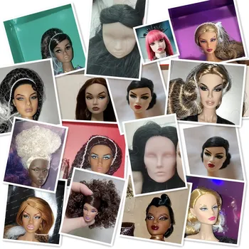 30 см королевская мода красивая кукольная голова poppy parker FR Модная лицензионная одежда для девочек-куколок Детали игрушек DIY