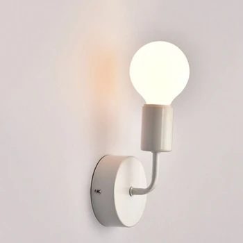 3X Белый лофт, антикварный железный простой настенный светильник, ресторан-бар в американском стиле, коридор, стена для прохода, присоска, настенный светильник