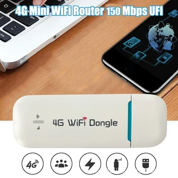 4G Wifi Маршрутизатор USB Dongle 150 Мбит/с Модем Stick Мобильный Беспроводной Wifi Интернет Сокровище Портативная Точка Доступа