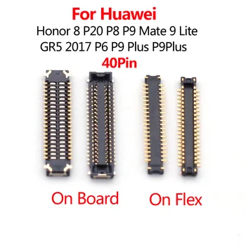 5шт Штекер ЖК-дисплея Flex FPC Разъем Для Huawei Honor 8 P20 P8 P9 Mate 9 Lite GR5 2017 P6 P9 Plus P9Plus Плата 40Pin