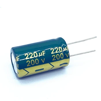 60 шт./лот, алюминиевый электролитический конденсатор 220 МКФ 200 В 220 мкФ, размер 18*30 мм 20%