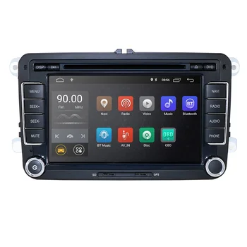 Android 10 Автомобильный Радио Мультимедийный Плеер GPS для Volkswagen VW Golf Passat B6 Touran Polo Седан Tiguan Jetta Четырехъядерный 2DIN 4G BT