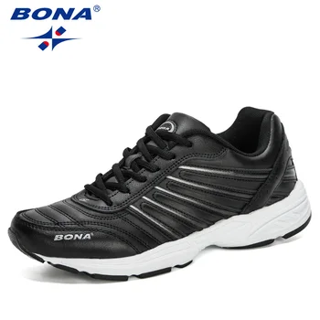 BONA 2023 Новая дизайнерская мужская удобная спортивная обувь, противоскользящая и дышащая спортивная обувь на открытом воздухе, мужские легкие кроссовки