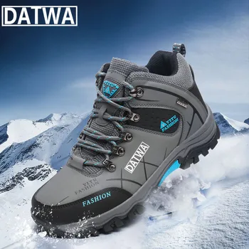 Datwa Зимняя водонепроницаемая обувь для рыбалки, мужская походная обувь, Лесная Износостойкая Охотничья обувь, Высококачественная спортивная обувь