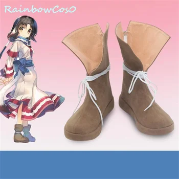 Eruru Utawareru Mono Utawarerumono Косплей Обувь Сапоги Игра Аниме Хэллоуин Рождество RainbowCos0 W3345