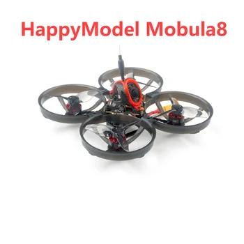 HappyModel Mobula8 1-2 S 85 мм Микро FPV Whoop Дрон X12 AIO Контроллер полета 400 МВт OPENVTX Caddx Ant 1200TVL EX1103 KV11000