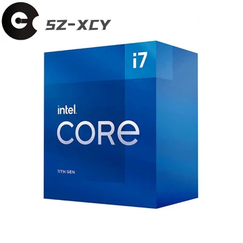 Intel Core i7-11700 i7 11700 2,5 ГГц Восьмиядерный шестнадцатипоточный процессор Процессор L3 = 16 М 65 Вт LGA 1200 Нужна материнская плата B560 Z590