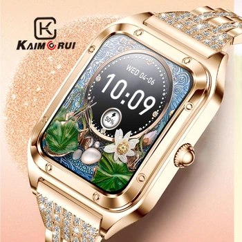 KAIMORUI Модные умные часы, женские Bluetooth-звонки, измеряющие кровяное давление, Многофункциональный Спортивный браслет, Водонепроницаемые Умные часы для женщин