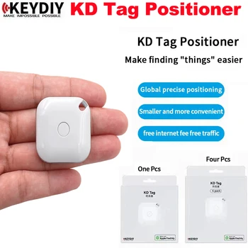 KEYDIY KD TAG Позиционер Bluetooth для KD Tag Устройство защиты от потери Elf Позиционирующий трекер Собака Кошка Домашнее животное Детский ключ