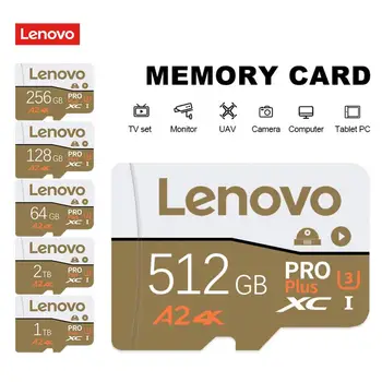 Lenovo 2 ТБ SD-Карта Высокоскоростная 1 ТБ 512 ГБ 256 ГБ Micro TF SD-Карта 128 ГБ V30 Флэш-Карта Памяти cartao de memoria Для Nintendo Switch