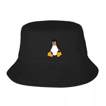 Linux Смокинг Pingouin, шляпа рыбака для взрослых, шляпы-ведра для мужчин, Женские Кепки, шляпа рыбака Для девочек, Шляпа для мальчиков