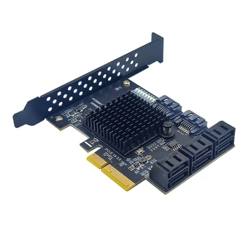 PCIe-карта 8-Портовая SATA3.0 с низким разрешением 6 Гбит/с SATA3.0 PCIe-карта 8-Портовая PCIE GEN3 4X для ПК-устройств