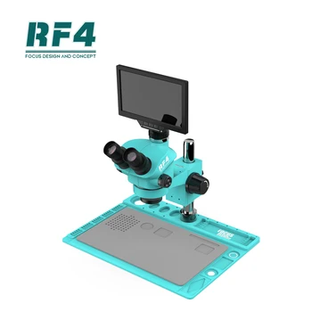 RF4 RF7050TVD2-YS010W Тринокулярный Микроскоп с 7-50-кратным Зумом Стерео с Монитором YS010W Ремонт Микросхем Материнской платы Телефона
