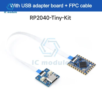 RP2040-Zero Mini Board Высокопроизводительная плата MCU типа Pico, Микросхема микроконтроллера RP2040 с разъемом USB-C для Raspberry Pi