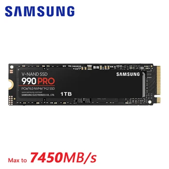 SAMSUNG M2 2280 SSD 1 ТБ 990 PRO Внутренний Твердотельный Диск 500 ГБ PCIe Gen 4.0 x 4 NVMe Для Настольного Компьютера 100% Оригинал