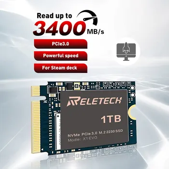 SSD Reletech M.2 2230 1 ТБ PCIe3.0 Жесткий диск M2 SSD NVMe PCIE Для Steam Deck Microsoft Surface ProX/Pro7 Замена SSD ROG ALLY