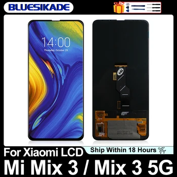 Super AMOLED Для Xiaomi Mi Mix 3 ЖК-дисплей M1810E5A Сенсорный Экран Дигитайзер Для Mi Mix 3 5G Дисплей M1810E5GG Замена Деталей