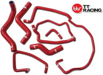 TT1509CRE -Силиконовый шланг нагревателя охлаждающей жидкости радиатора для Mazda RX8 SE3P RX-8 13B-MSP Красный