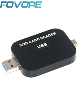 XQD Кард-ридер USB3.1 Type C и USB3.0 2в1 Кард-ридер Высокоскоростной SD-кард-ридер для камеры SONY NIKON LUMIX для Windows MAC OS