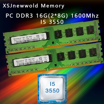 XSJnewwold 16 ГБ (2*8 ГБ) 1600 МГц SODIMM и оперативная память I5 3550 1,5 В 240pin 4 ГБ 1600 DDR3L 1,35 В Оригинал