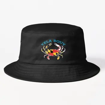 Yela Bouy Crab Company Панама Мужская Дешевая Спортивная Летняя Весенняя шляпа
 Sun Fish в стиле хип-хоп, однотонный повседневный черный