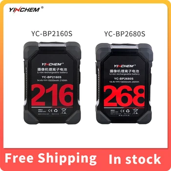 YinChem ROLUX YC-BP2160S 2680S Портативная Батарея Для предотвращения падения Большой Емкости ЖК-экран D-TAP Выход USB Inerface